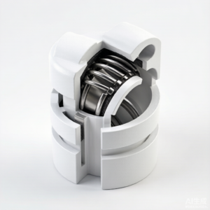 High-Performance Spring-Energized PTFE Seal (Carbon + Graphite + MoS₂ & SS316 V-Spring)
