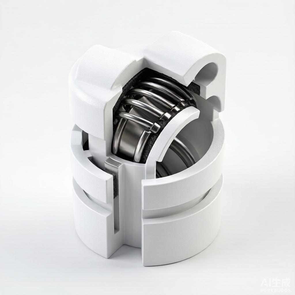 High-Performance Spring-Energized PTFE Seal (Carbon + Graphite + MoS₂ & SS316 V-Spring)